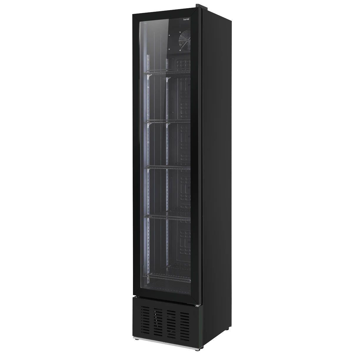 Sealey DH440 Baridi Tall Drinks/Bar Fridge with Digital Controls & Auto Defrost 160L Black
