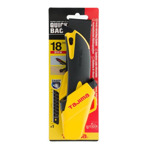 Tajima 18mm Quick Back Snap Blade Knife, Holster & Snap Safe TADFC569BSET