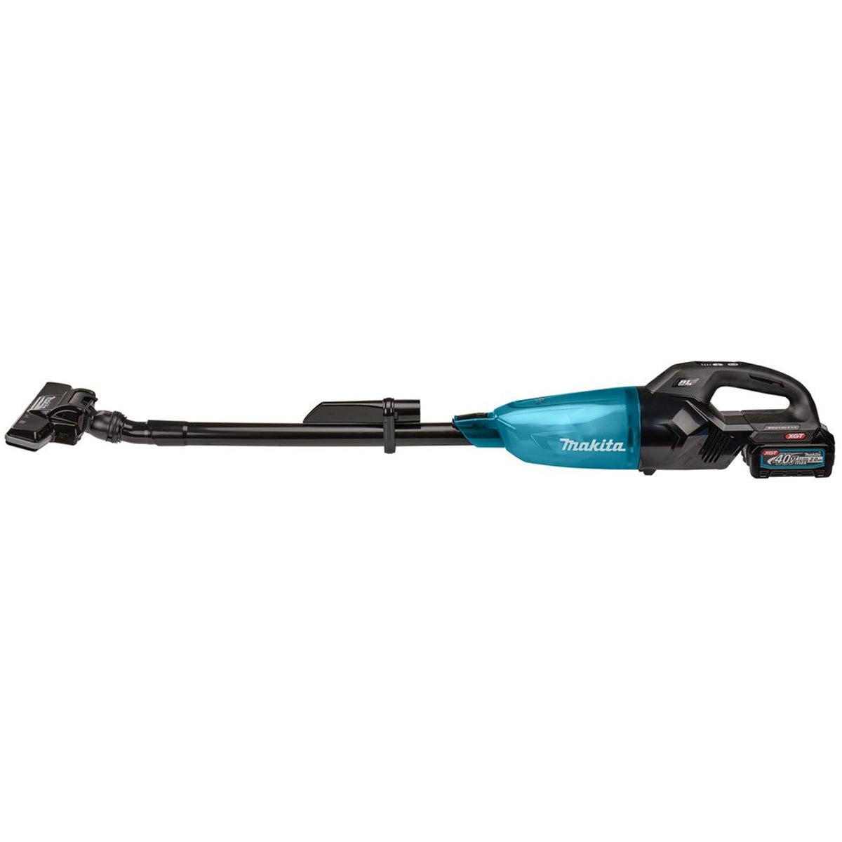 Makita CL001GD225 40V Max XGT Brushless Vacuum Cleaner With 2 x 2.5Ah Battery, Charger & Adaptor