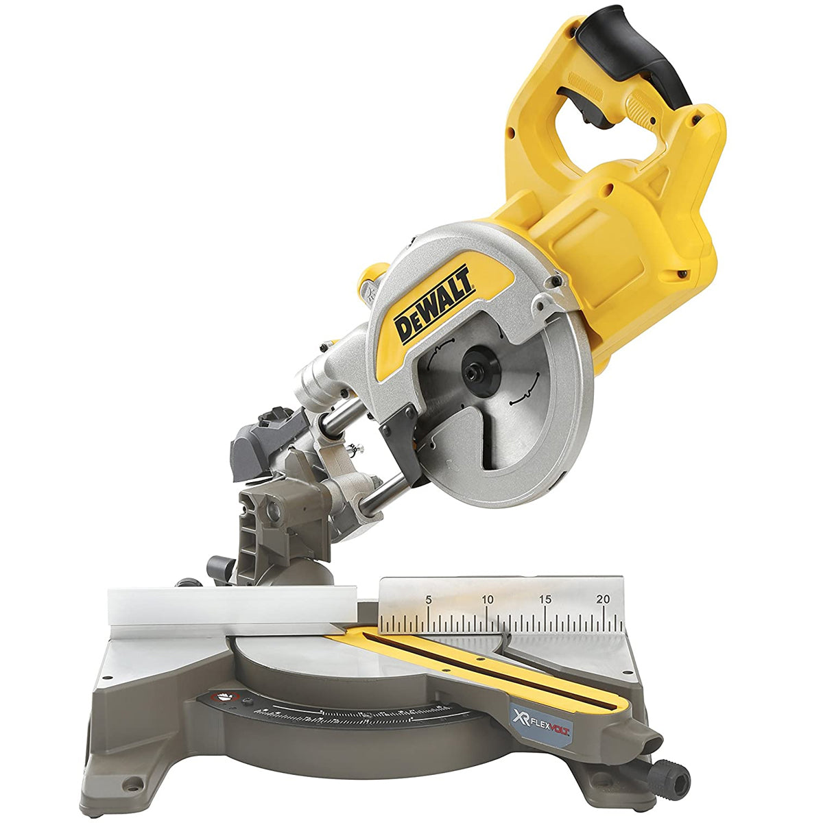 Dewalt DCS777N 54V Flexvolt Brushless 216mm Mitre Saw with Universal Extendable Saw Stand