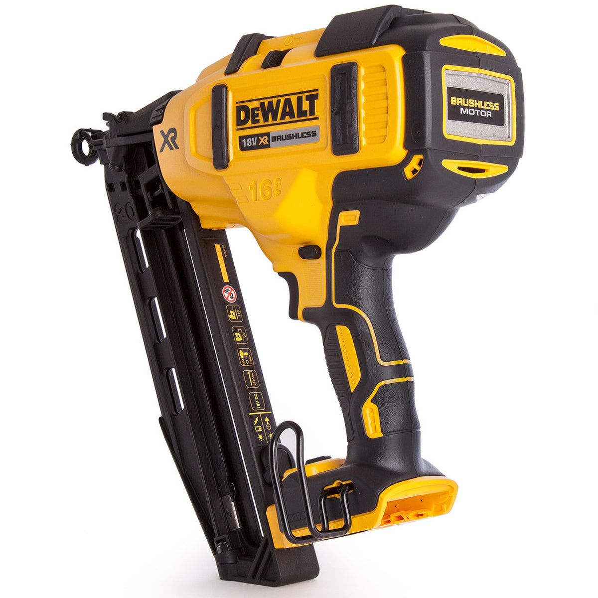 Dewalt DCK246P2T 18V XR Brushless Twin Pack Nailer with 2 x 5.0Ah Batteries Charger & TSTAK Case