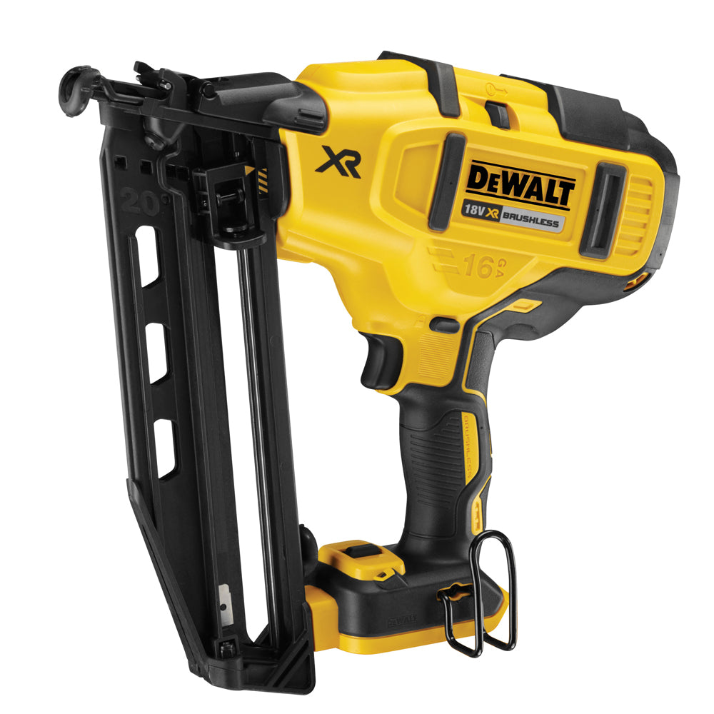 Dewalt DCK246P2T 18V XR Brushless Twin Pack Nailer with 2 x 5.0Ah Batteries Charger & TSTAK Case