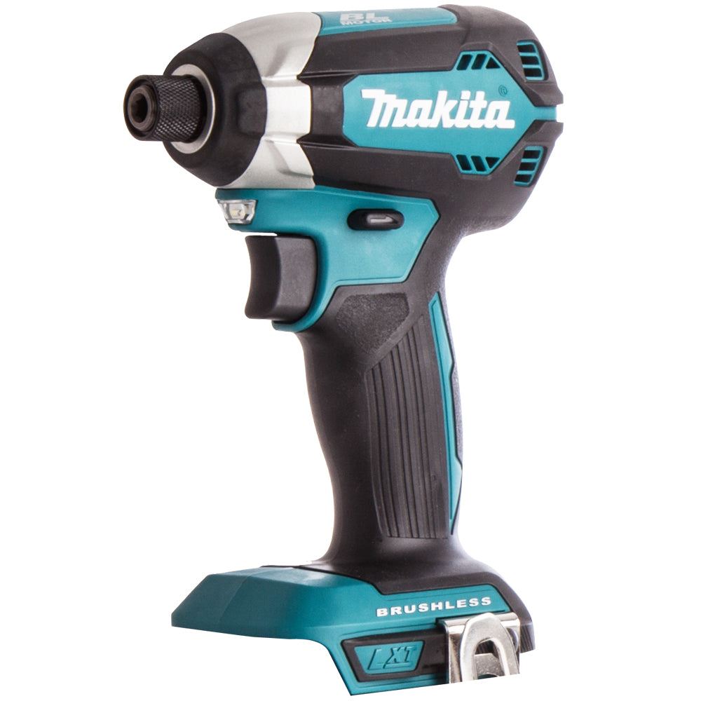 Makita 18V 5 Piece Brushless Power Tool Kit with 3 x 5.0Ah Battery Charger & Wheeled Tool Bag T4TKIT-4244
