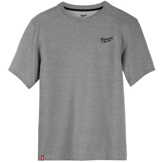 Milwaukee Grey Hybrid Short Sleeve T-Shirt - Large 4932492970