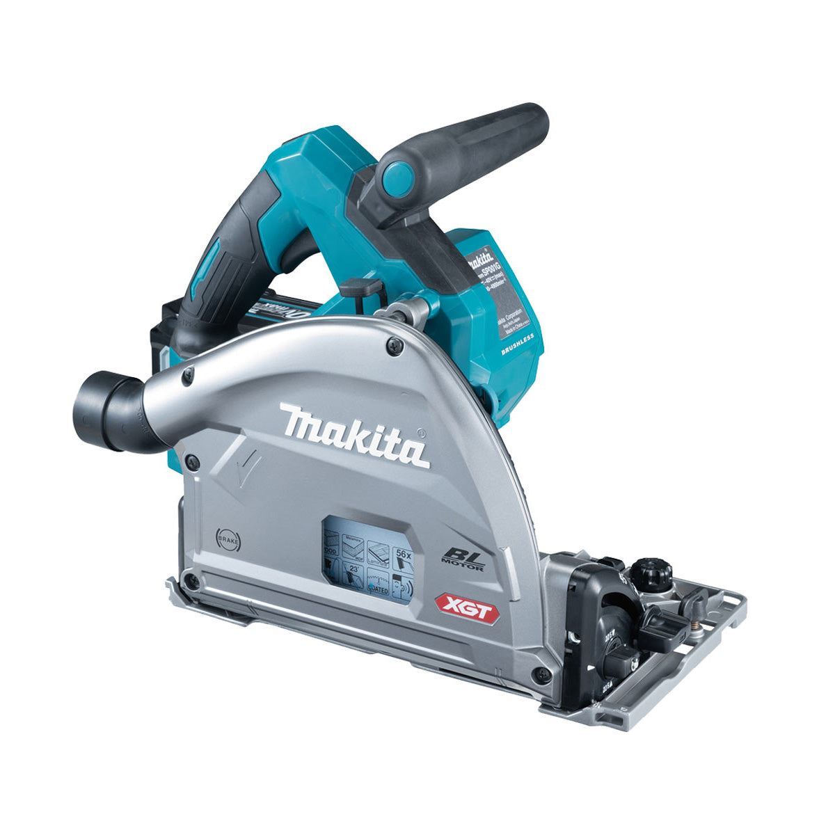 Makita SP001GZ03 40Vmax XGT Brushless Plunge Saw with 1 x 8.0Ah Battery Charger & Case