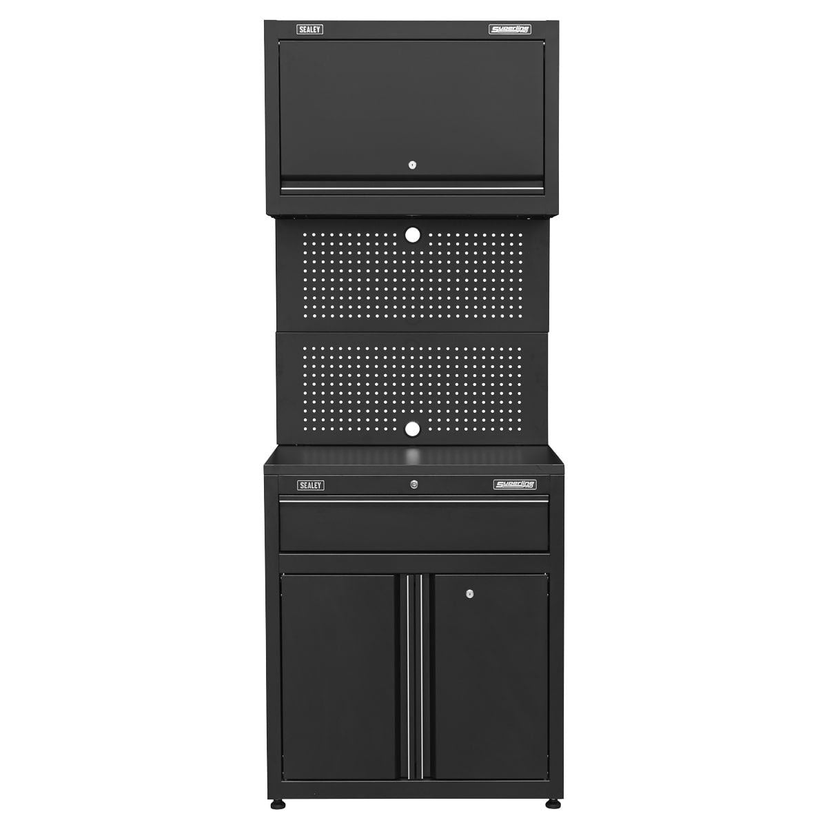 Sealey APMS2HFPD Rapid-Fit 1 Drawer Cabinet & Wall Cupboard
