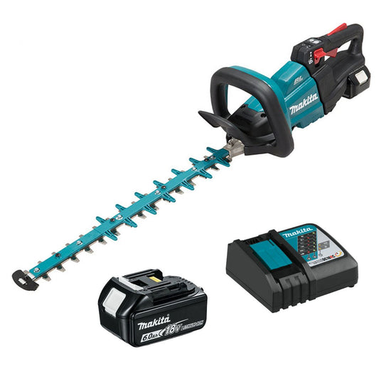 Makita DUH502Z 18V LXT 50cm Brushless Hedge Trimmer with 1 x 6.0Ah Battery & Charger