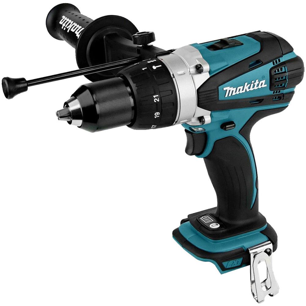 Makita DHP458Z 18V Combi Drill With 1 x 5.0Ah Battery Charger & Type 3 Case