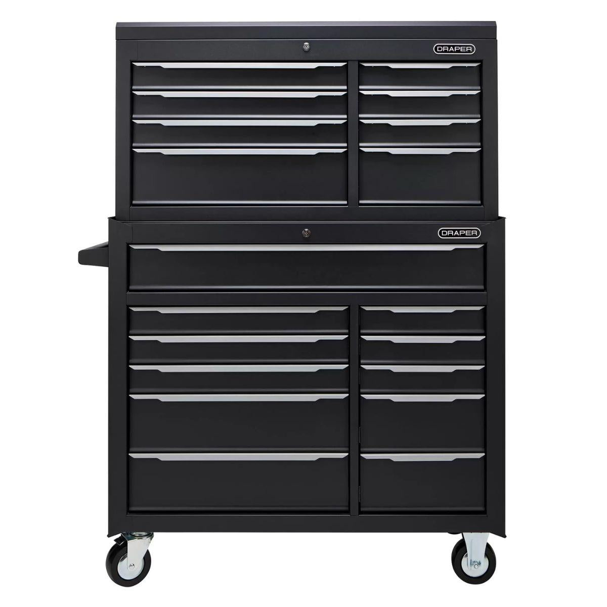 Draper D100-42COMBO Combined Roller Cabinet And Tool Chest 19 Drawer 42 Inch 29357