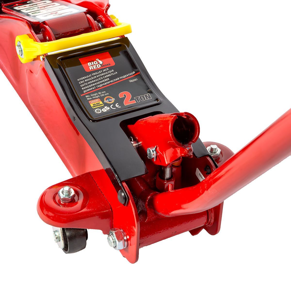 Big Red Torin 2-Ton Hydraulic Jack, Lifting Range 85-330 mm