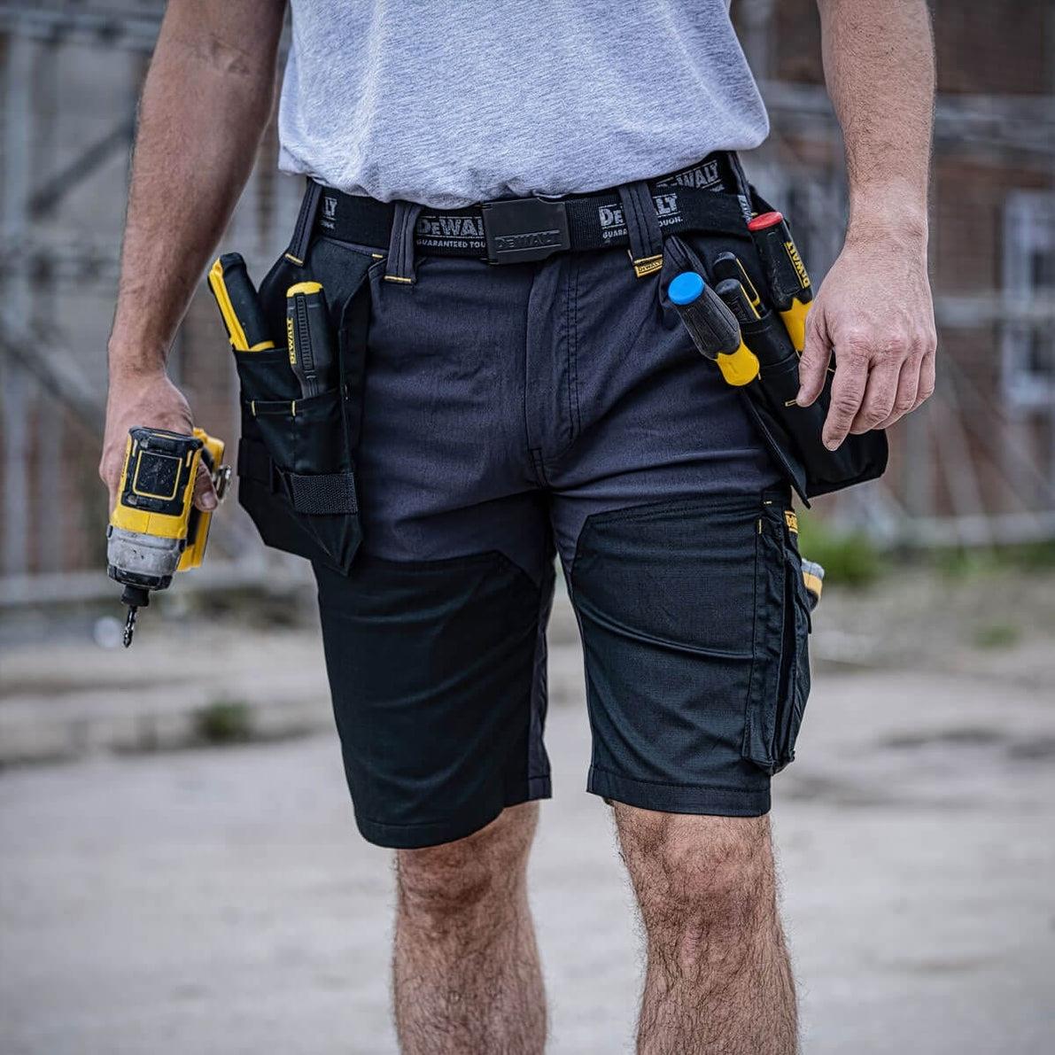 Dewalt Hamden Pro-Stretch Holster Pocket Shorts Grey/Black - 32