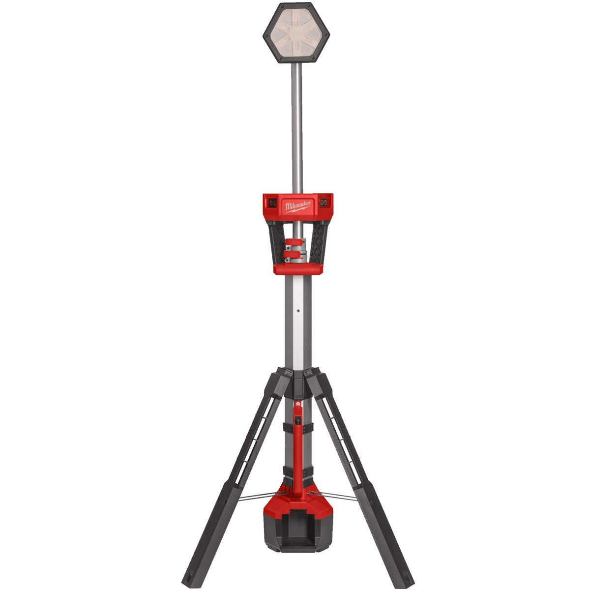 Milwaukee M18SAL2-0 18V LED Stand Light with 2 x 5.0Ah Battery & Charger