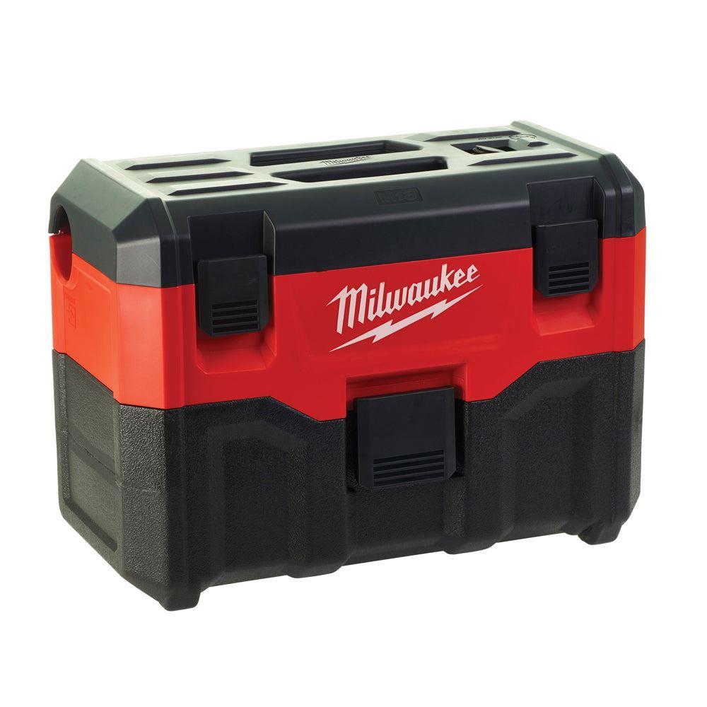 Milwaukee M18FPS55-0P 18V 165mm Fuel Brushless Plunge Saw with 2 x 5.5Ah Battery, Guide Rail Kit & M18VC2-0 Wet and Dry Vacuum Cleaner