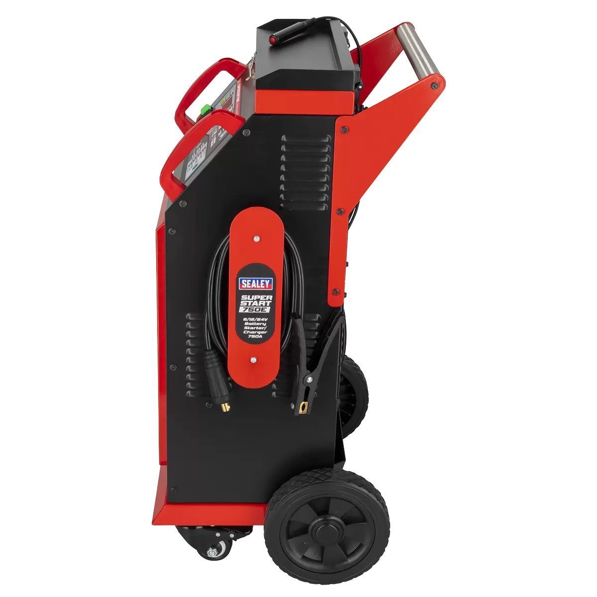 Sealey SUPERSTART750E 6/12/24V Battery Starter Charger 750A/230V