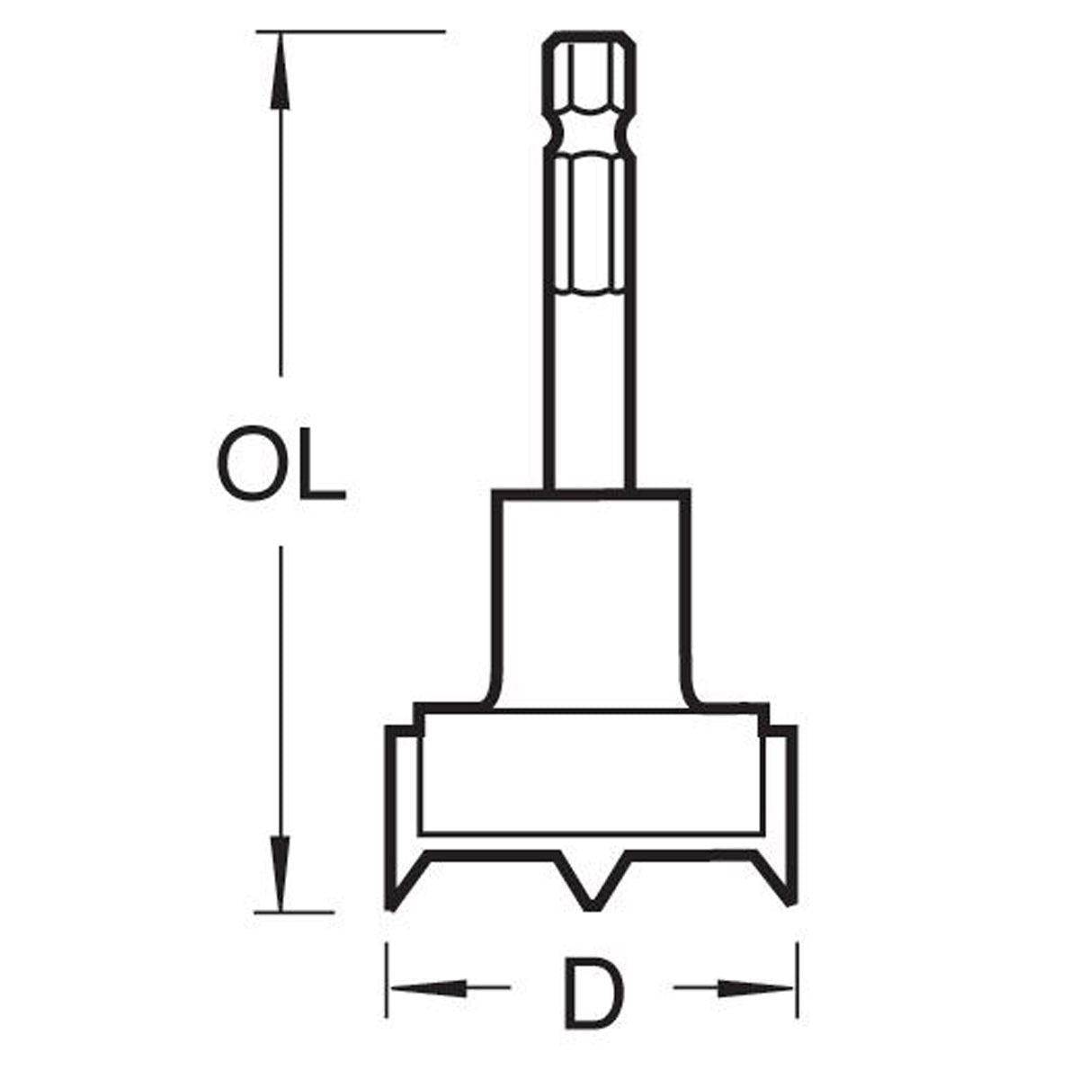 Trend SNAP/MB/35DS 35mm Snappy Machine Bit