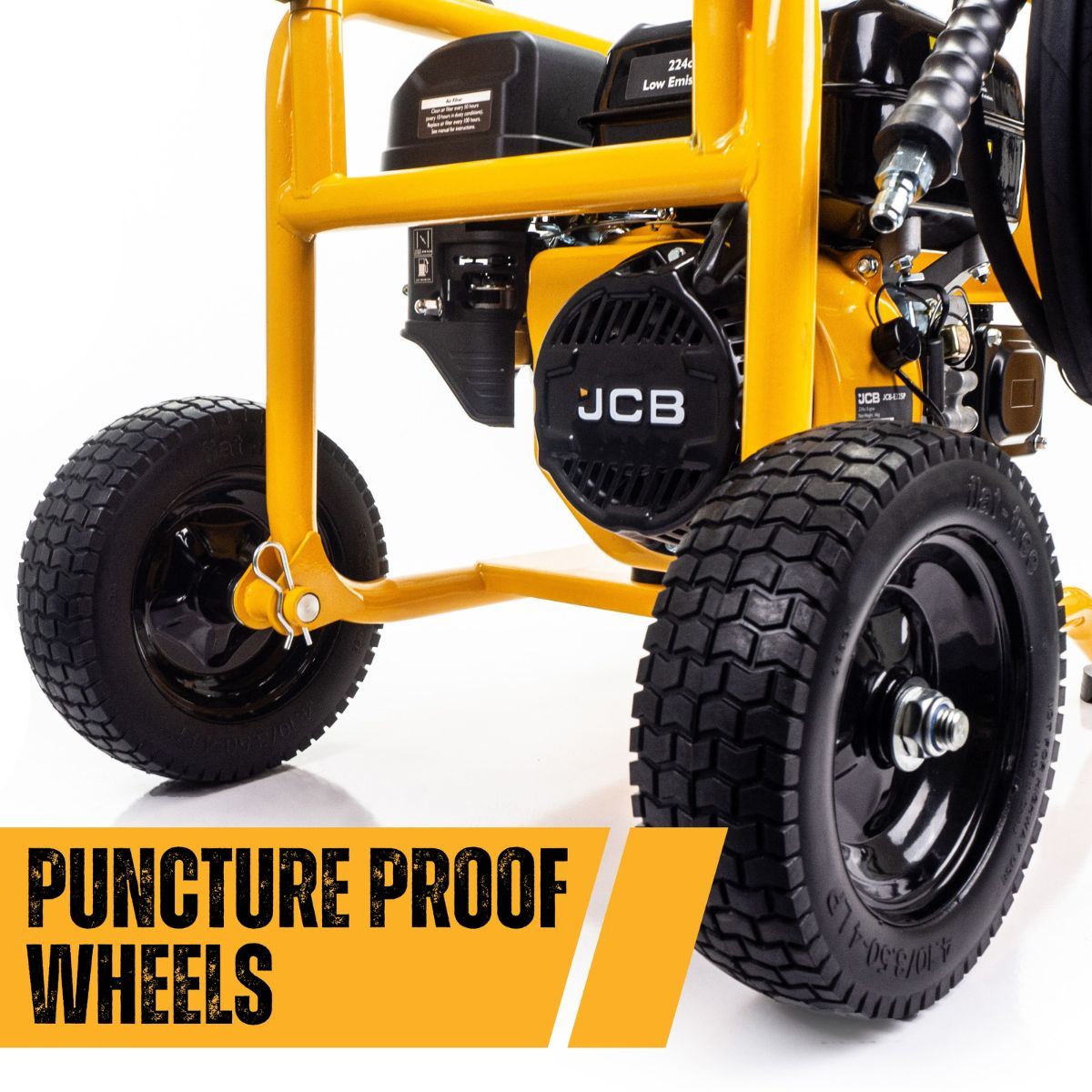 JCB PW7532P Petrol Pressure Washer 3100psi/213bar, Annovi Reverberi Triplex AR Pump 10.7l/min Flow Rate