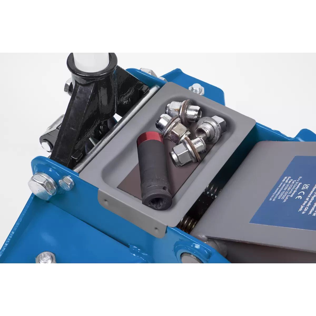 Sealey 2001LEBL Trolley Jack 2.25tonne Low Entry Rocket Lift Blue