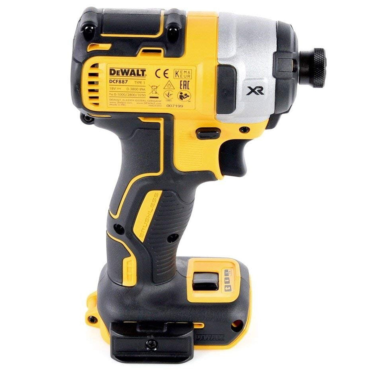 Dewalt 18V Brushless Twin Pack Impact Driver + Combi Drill with 2 x 5.0Ah Battery T4TKIT-16180