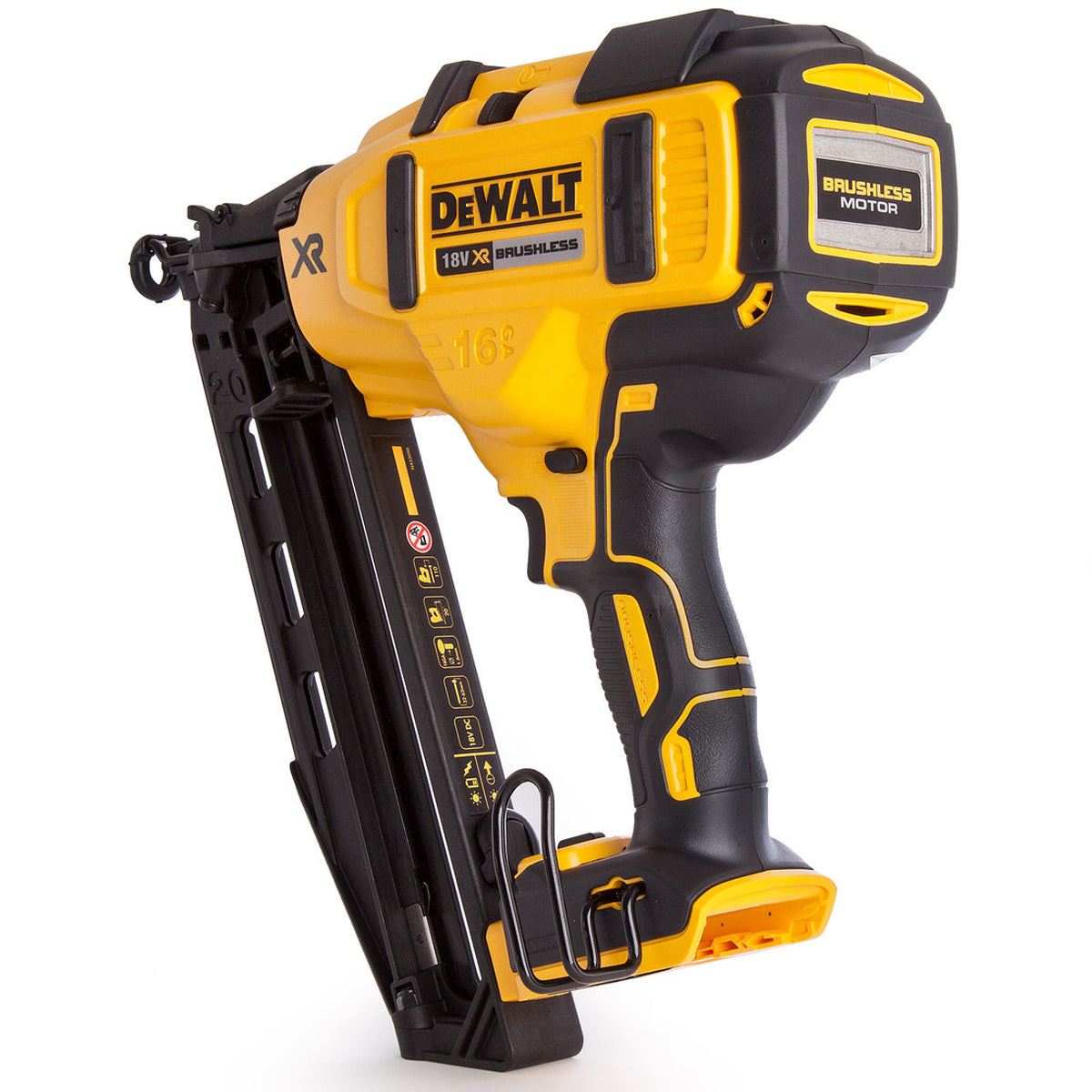 Dewalt DCK246P2 18V XR Brushless Twin Pack Nailer with 2 x 5.0Ah Batteries Charger & Bag