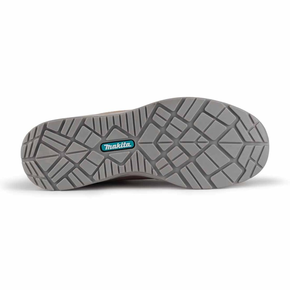 Makita MK402M Anjo Safety Leather Boots Stone - Size 10