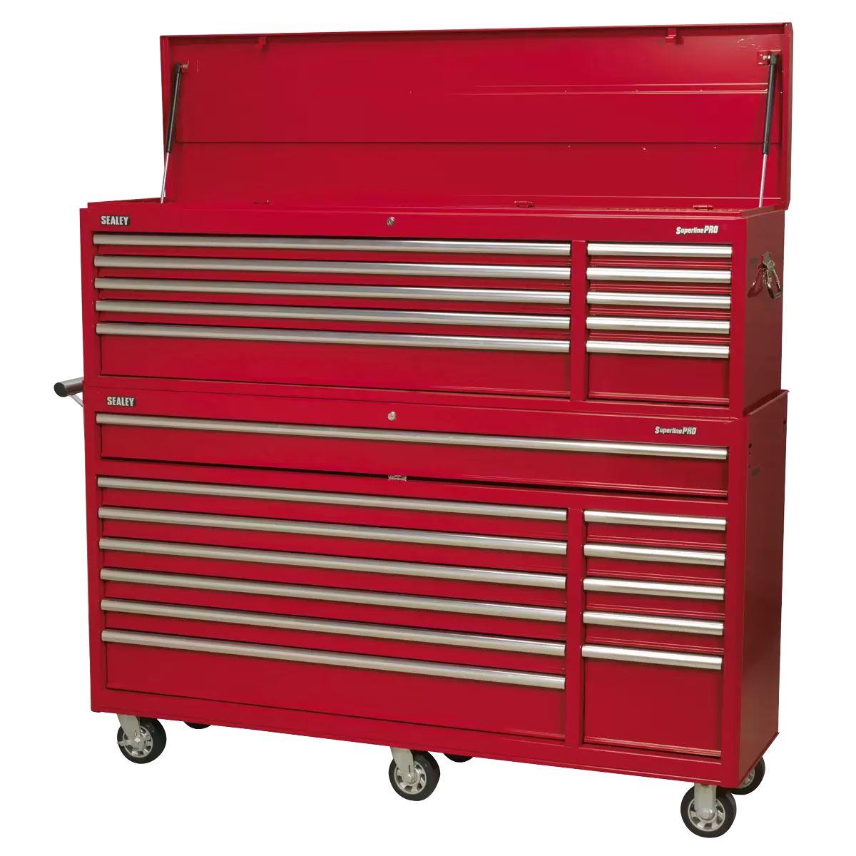 Sealey AP6612 12 Drawer Rollcab with Ball-Bearing Slides Red