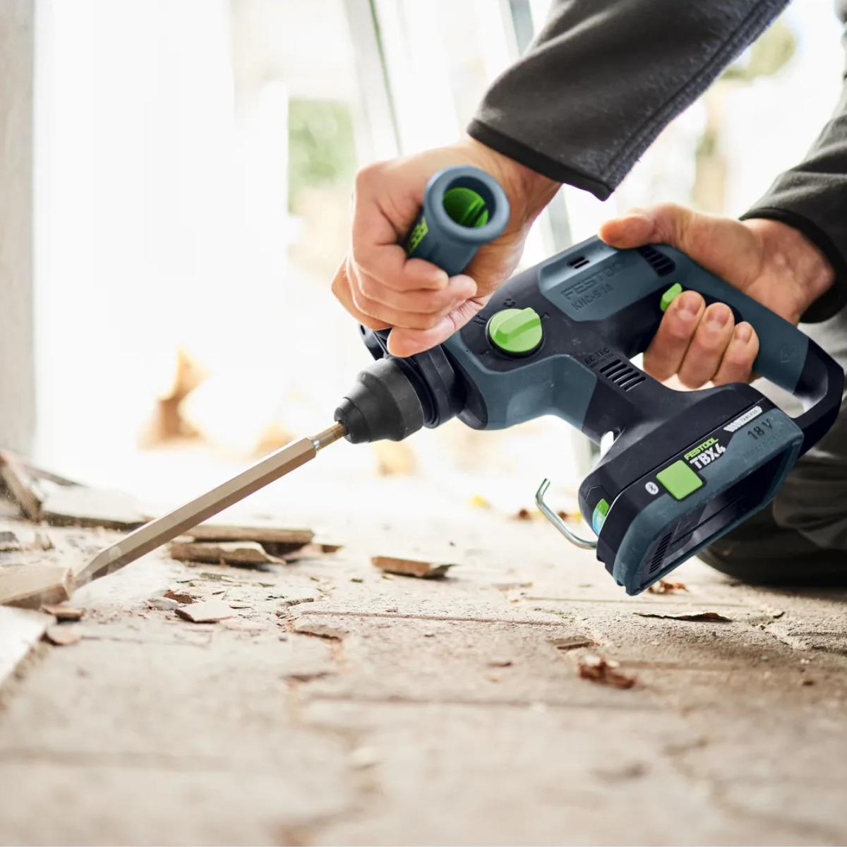 Festool KHC-S 18-Basic 18V Brushless SDS+ Rotary Hammer Drill Body Only in Systainer - 578747