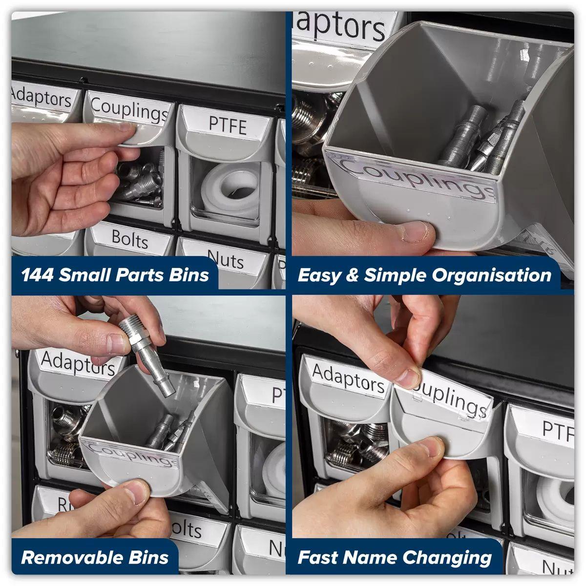 Sealey APTT144 Rotating Storage Cabinet System 144 Drawer