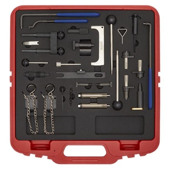 Sealey VSE5044 Diesel/Petrol Engine Timing Tool Master Kit - for VAG - Belt/Chain Drive
