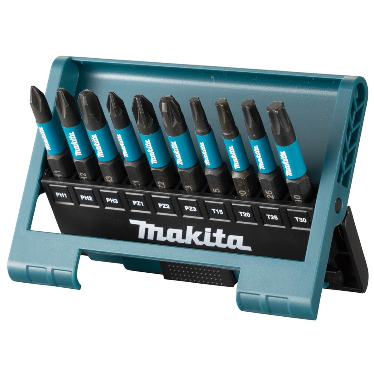 Makita E-12011 Impact Black Screw Bit Set of 10 Piece