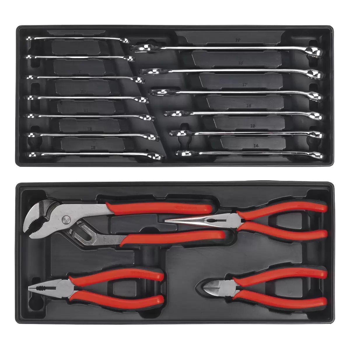 Sealey SPTCCOMBO1 Tool Chest Combination 14 Drawer with Ball Bearing Slides Blue & 1179pc Tool Kit