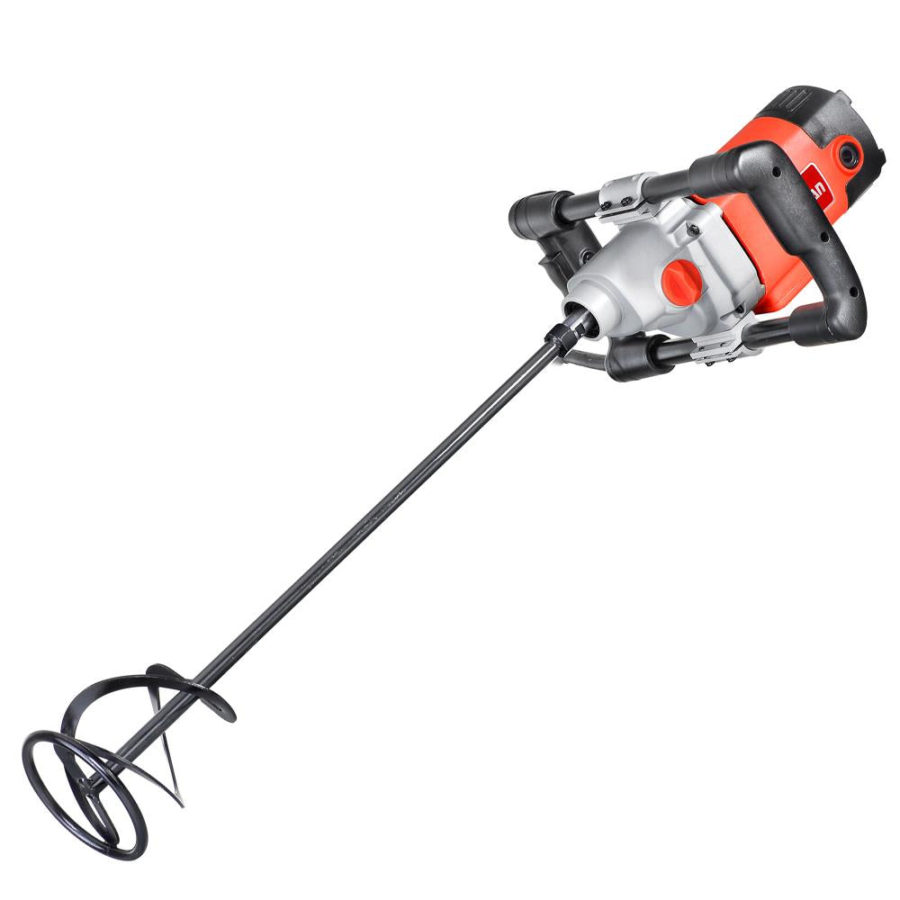 Sencan 1200W Electric Paddle Mixer Cement Plaster Paint Stirrer Whisk 110V Item Condition Box Opened Never Used