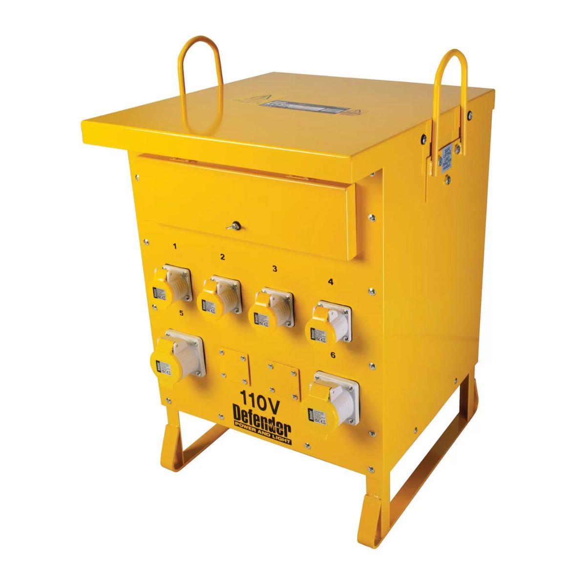 Draper Defender ZE210027 3-Phase Transformer 110V/10kVA 34886