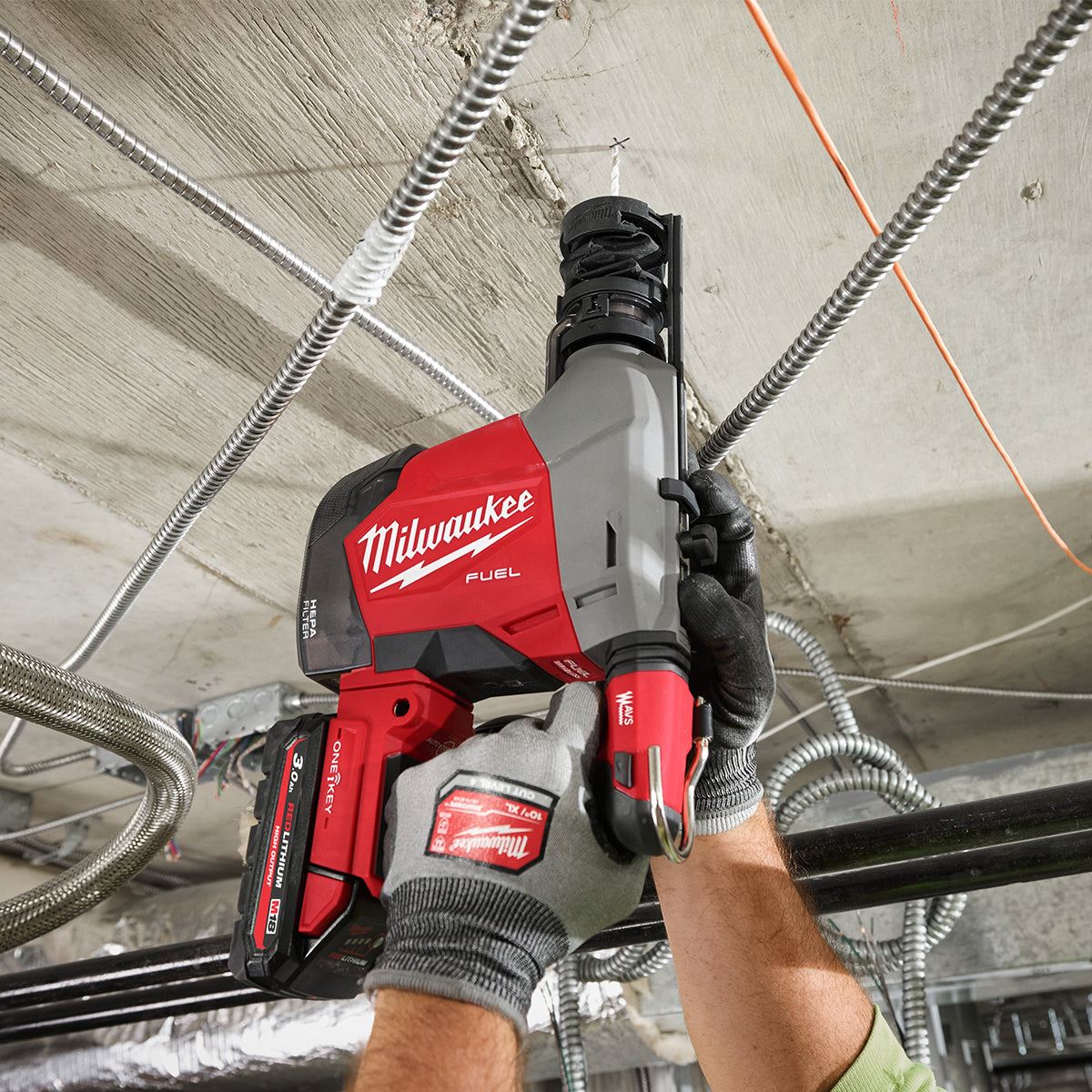 Milwaukee M18FHAFOH16-0 18V Brushless SDS+ Hammer Drill with 1 x 5.0Ah Battery & Charger