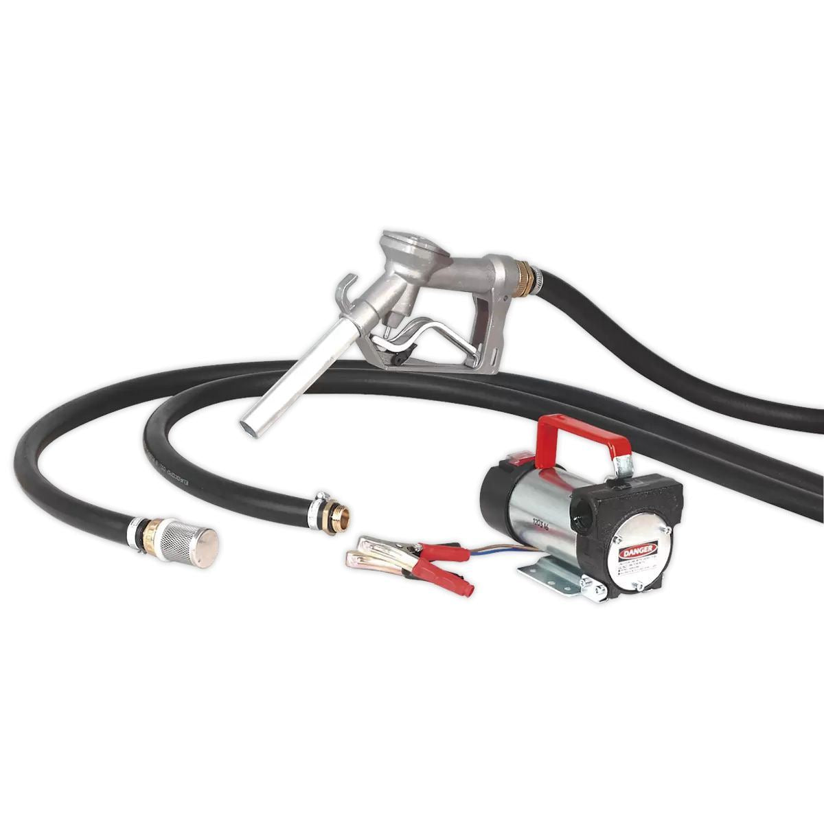 Sealey DT55GCOMBO1 Mobile Dispensing Tank 55ltr with Diesel Pump - Grey