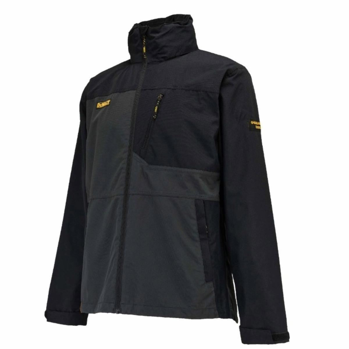 Dewalt Southampton Waterproof & Breathable Jacket Black/Grey - Size M