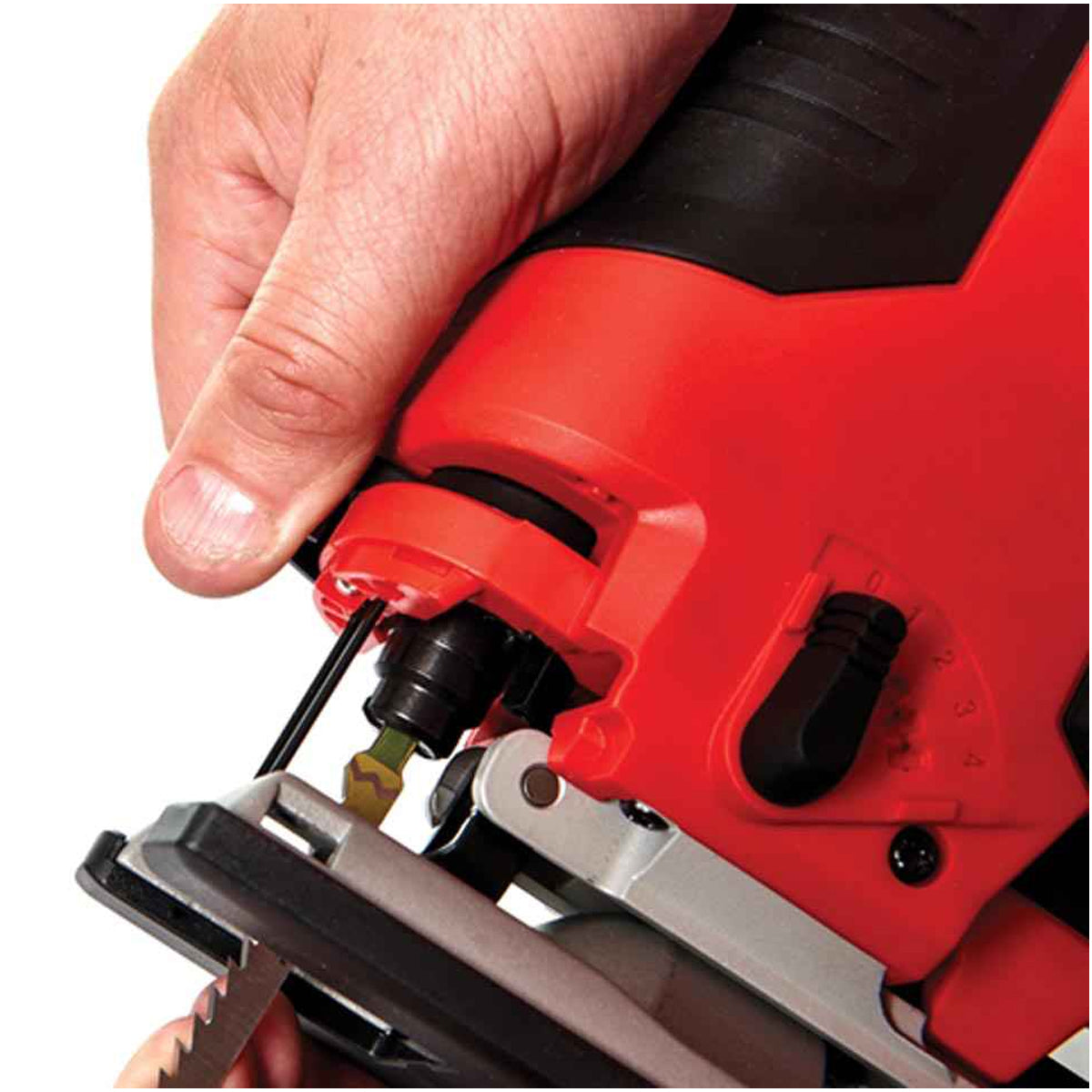 Milwaukee M18BJS-0 18V Li-ion Compact Top Handle Jigsaw with 1 x 5.5Ah Battery & Charger