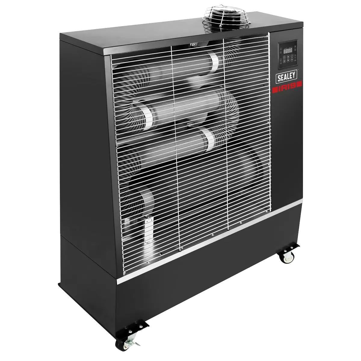 Sealey IR19 Industrial Infrared Diesel Heater 19kW/230V Soft-touch control panel with LED display