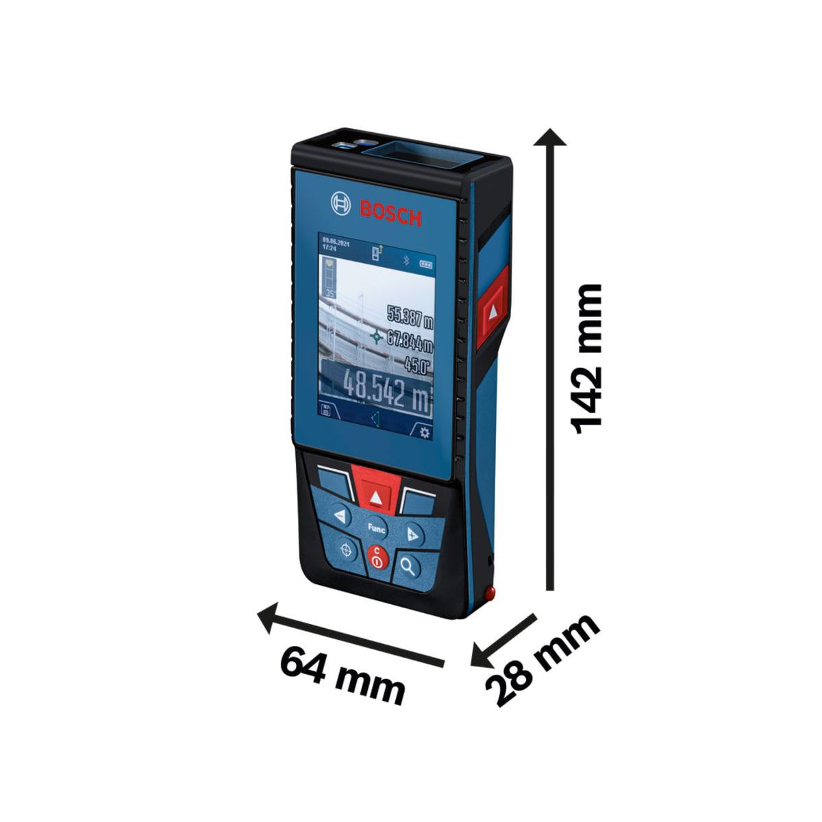 Bosch GLM 100-25 C Professional Laser Measure with Bluetooth Connectivity 0601072Y00