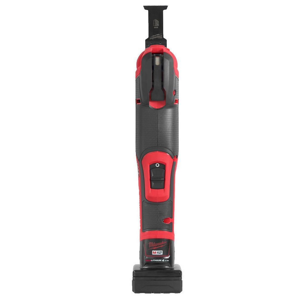 Milwaukee M12FMT-0 12V Brushless Multi Tool with 1 x 4.0Ah Battery & Charger
