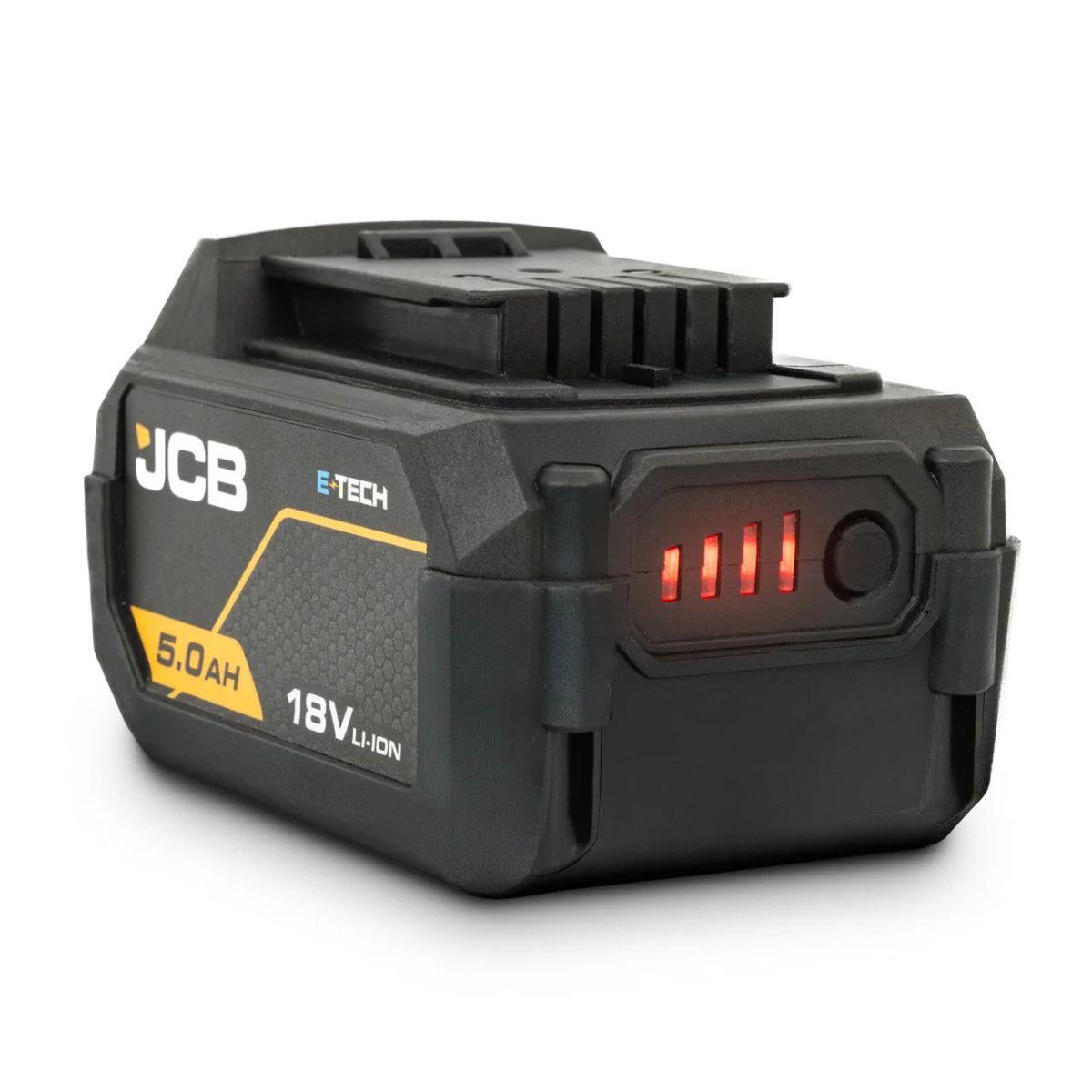 JCB-18PKIT-3 Pro 18V Combi Drill & Impact Driver With 2 x 5.0Ah Batteries & 4.5A Fast Charger in Carry Case