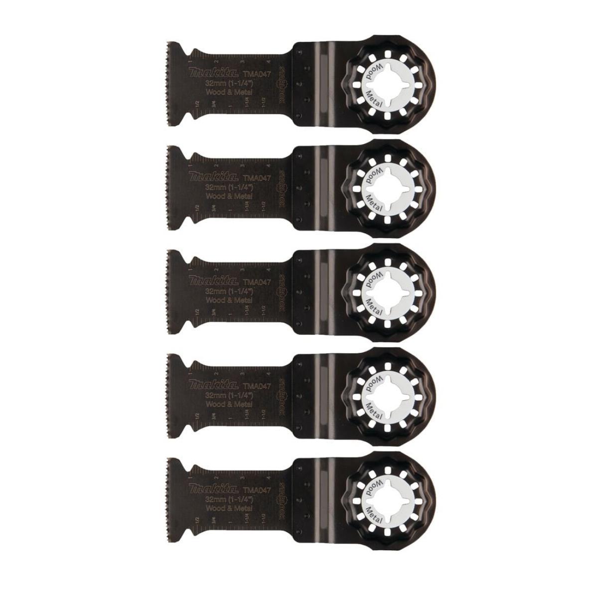 Makita B-64814-5 32mm Bow Shape Plunge Cut Saw Blade Pack Of 5