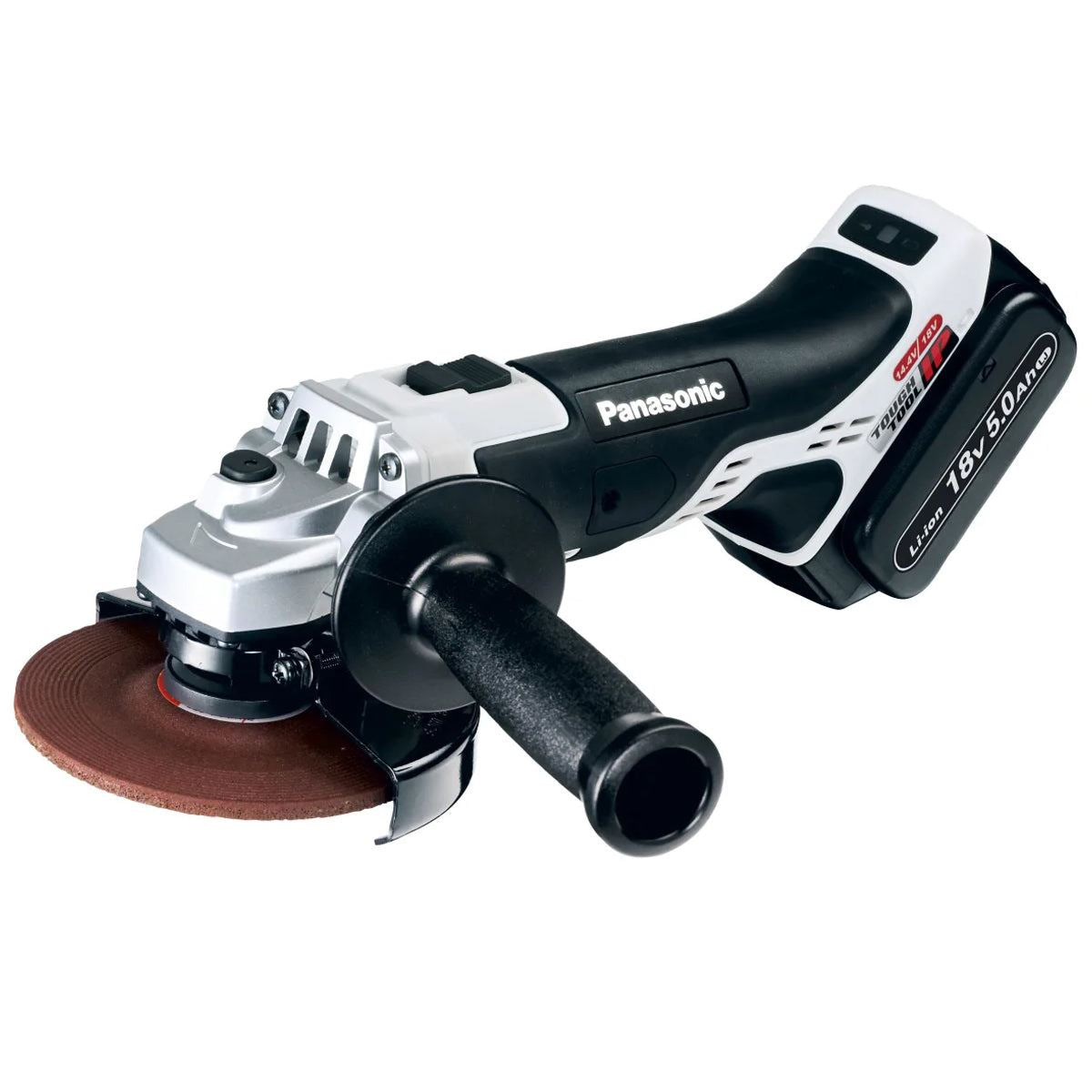 Panasonic PAN46A2LJ EY46A2LJ2G 18V Grinder 125mm 2 x 5.0Ah Li-Ion Batteries & Charger With Case