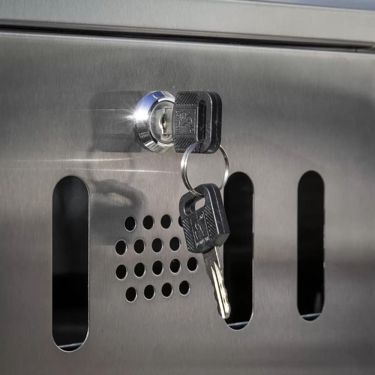 Sealey RCB02 Cigarette Bin Stainless Steel