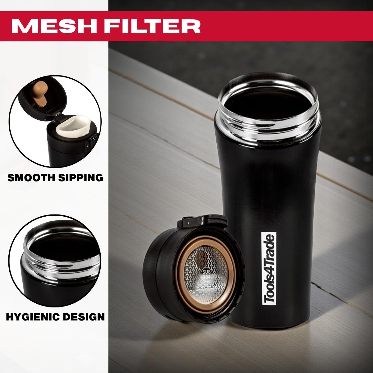 Tools4Trade Stainless Steel Thermal Coffee Mug (360ml)