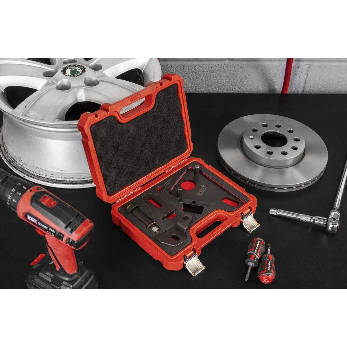 Sealey VSE5032 Front Pulley & Flywheel Locking Tool Set Chain Drive