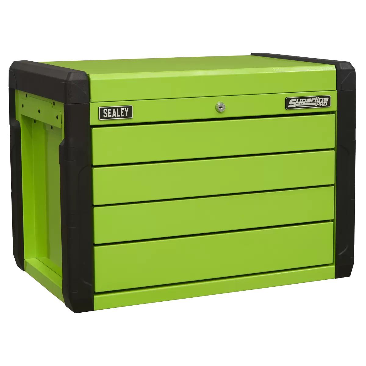 Sealey APPD4G 4 Drawer Push-to-Open Top chest Green