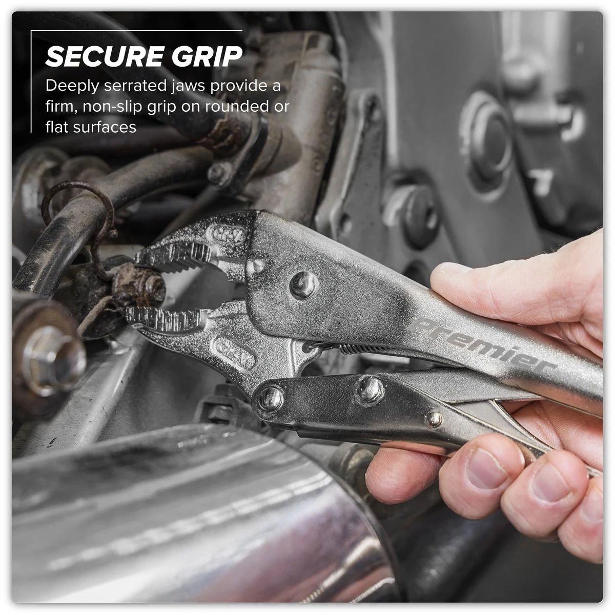 Sealey AK6802 Premier Locking Pliers Set with Tool Tray 10pc