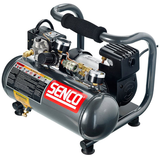 Senco PC1010 1/2 HP 1 Gallon Finish & Trim Air Mini Compressor 230V PC1010UK2