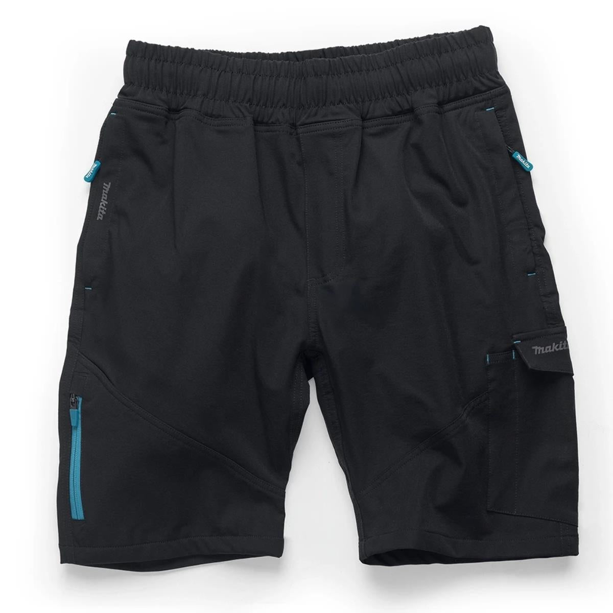 Makita MK302M Axis Stretch Shorts Slim Fit Black - Size XL