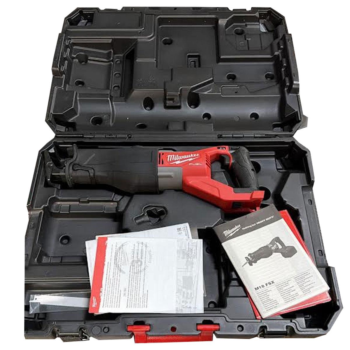 Milwaukee M18FSX-0 18V FUEL Brushless Sawzall Reciprocating Saw Body Only with Case Item Condition Box Opened Never Used